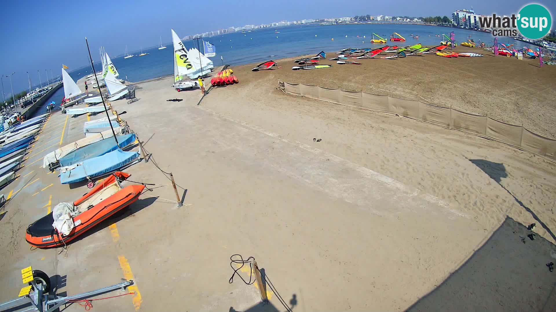 Roses webcam Port – Costa Brava – plage La Perola