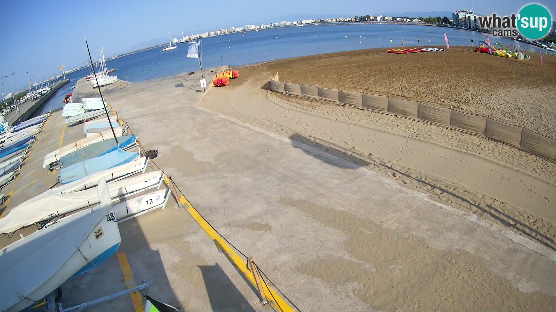 Roses webcam Port – Costa Brava – plage La Perola