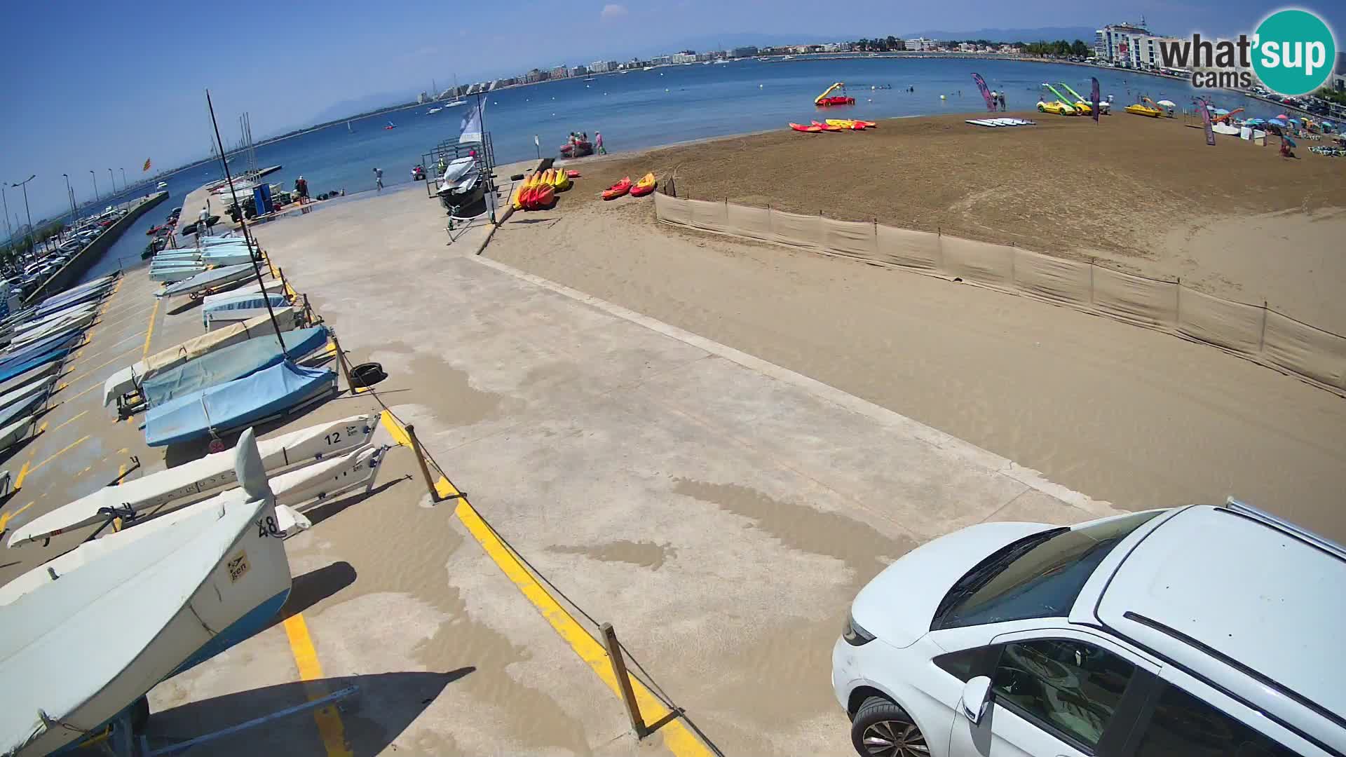 Webcam porto di Roses – Costa Brava – spiaggia La Perola