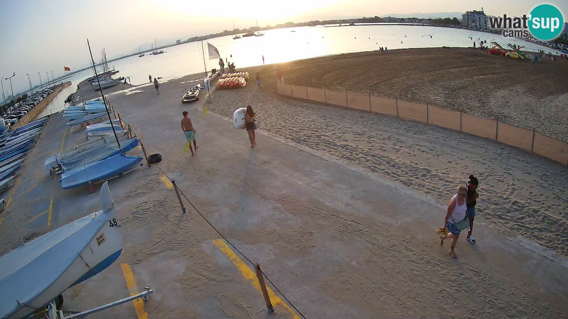 Web kamera Roses marina – Costa Brava – plaža La Perola