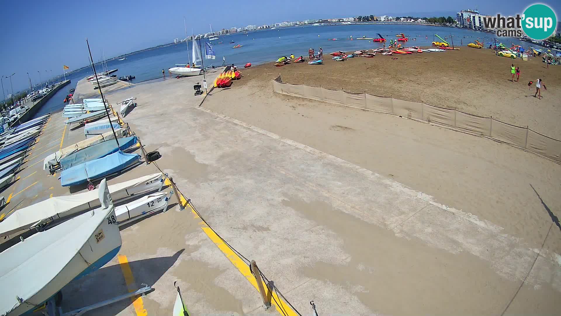 Web kamera Roses marina – Costa Brava – plaža La Perola