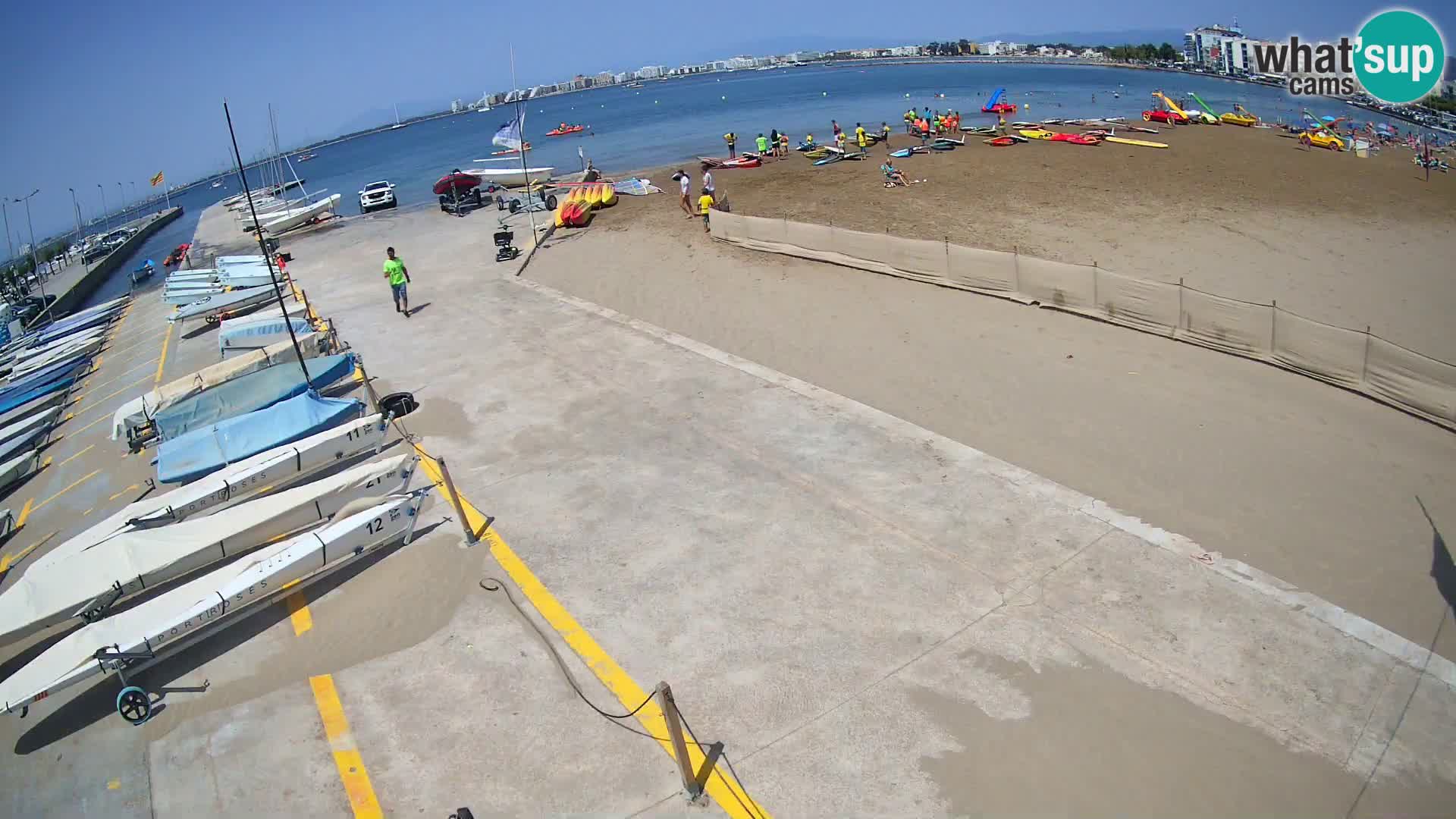 Webcam porto di Roses – Costa Brava – spiaggia La Perola