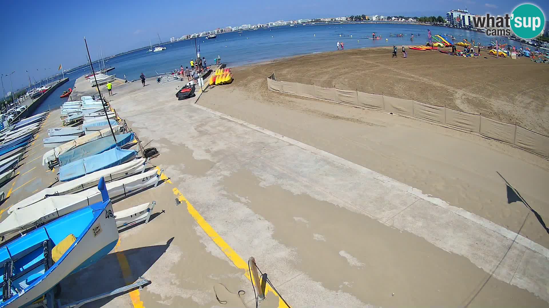 Webcam porto di Roses – Costa Brava – spiaggia La Perola