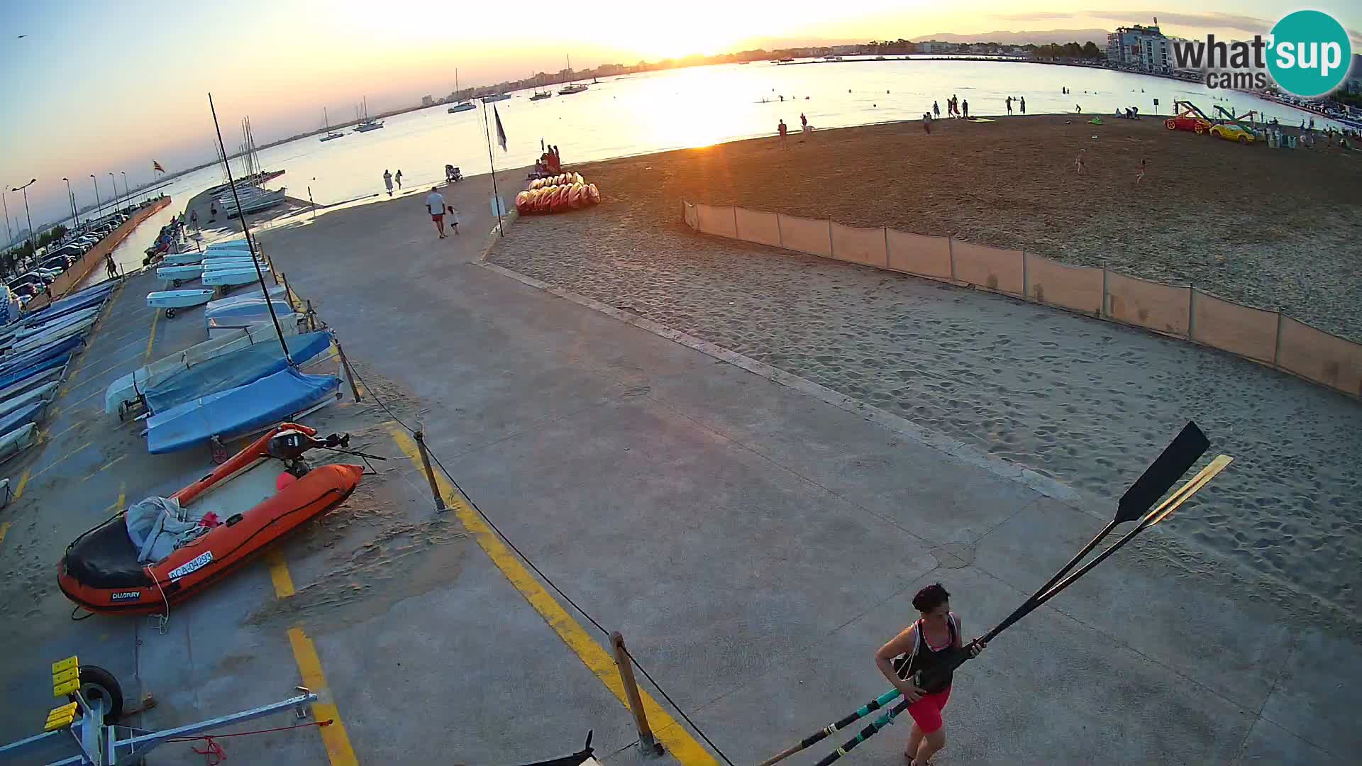 Web kamera Roses marina – Costa Brava – plaža La Perola