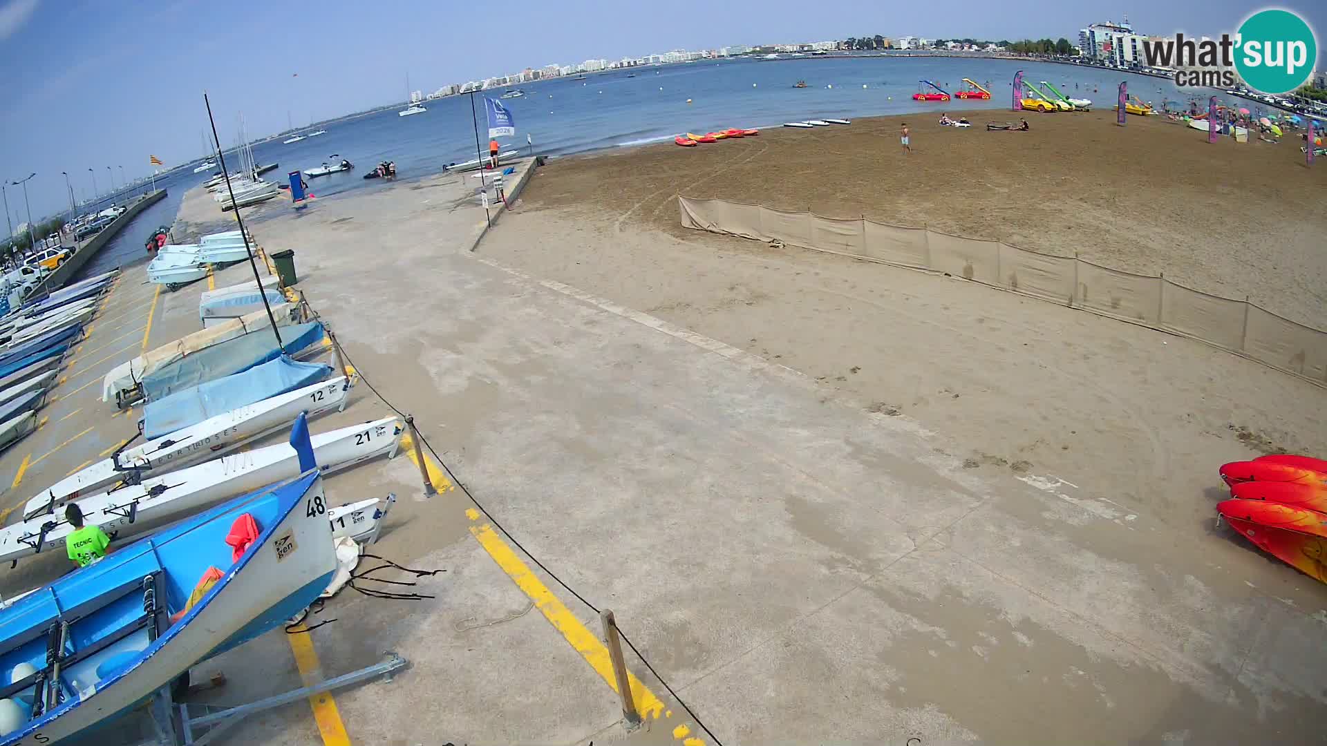 Webcam Hafen von Roses – Costa Brava – Strand La Perola