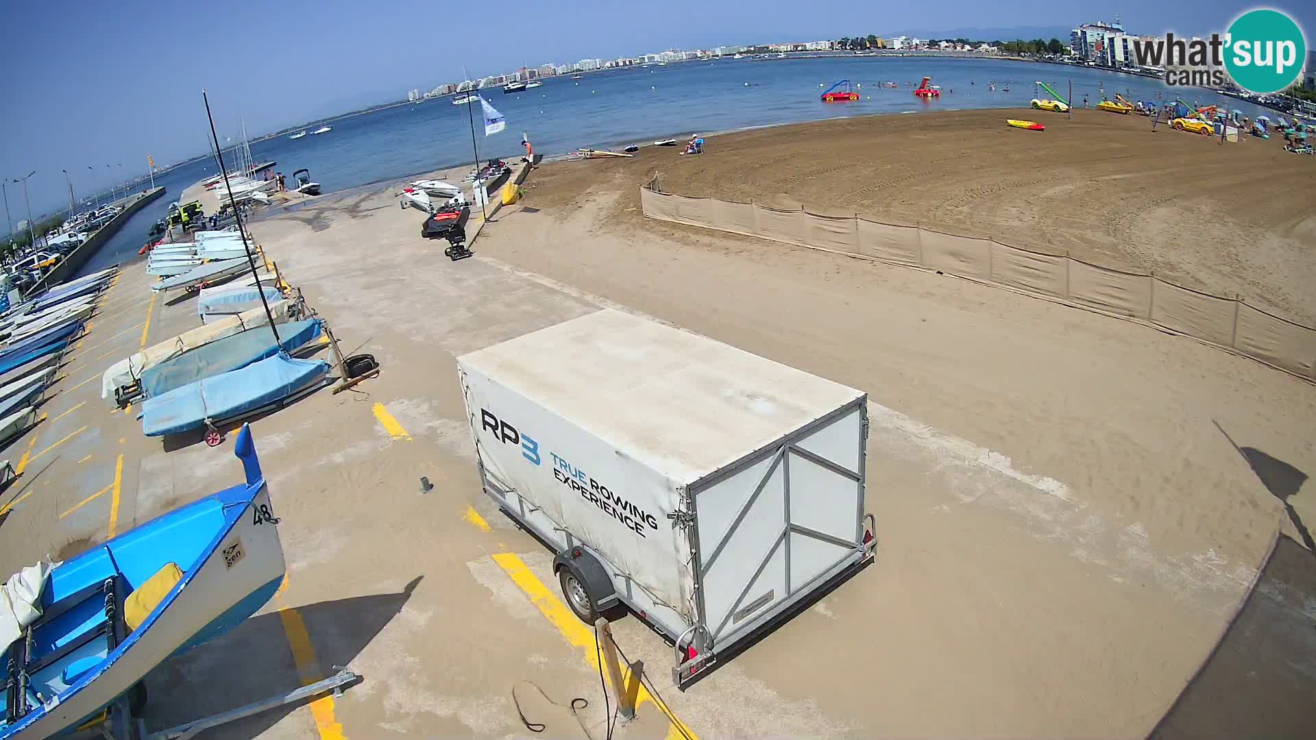 Web kamera Roses marina – Costa Brava – plaža La Perola
