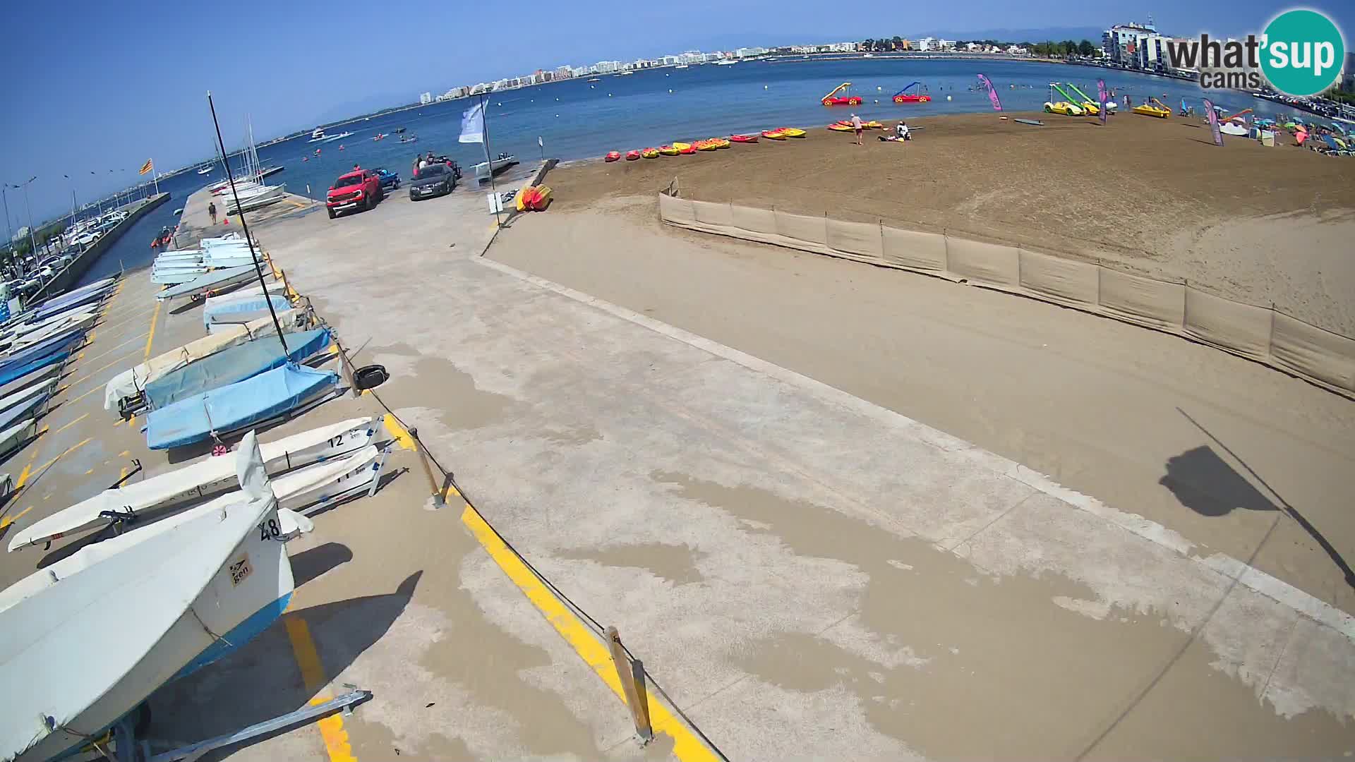 Webcam porto di Roses – Costa Brava – spiaggia La Perola