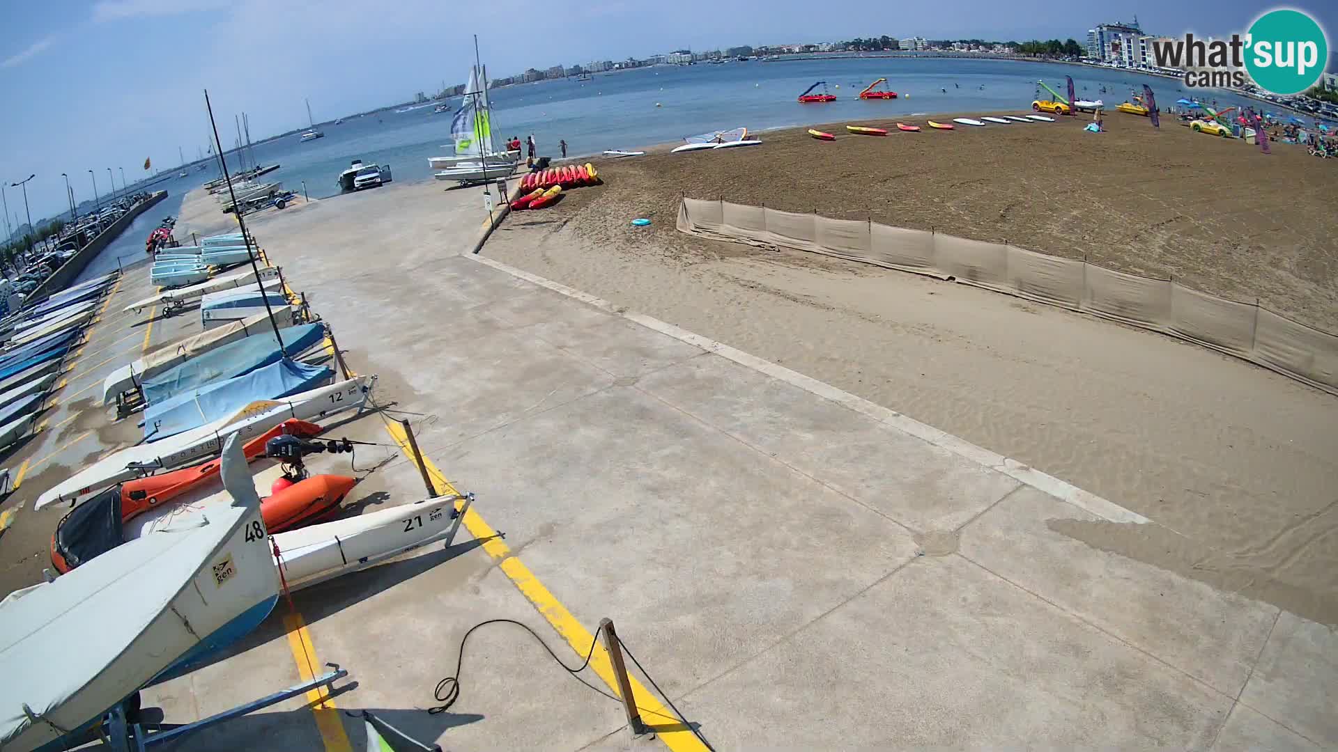 Roses webcam Port – Costa Brava – plage La Perola