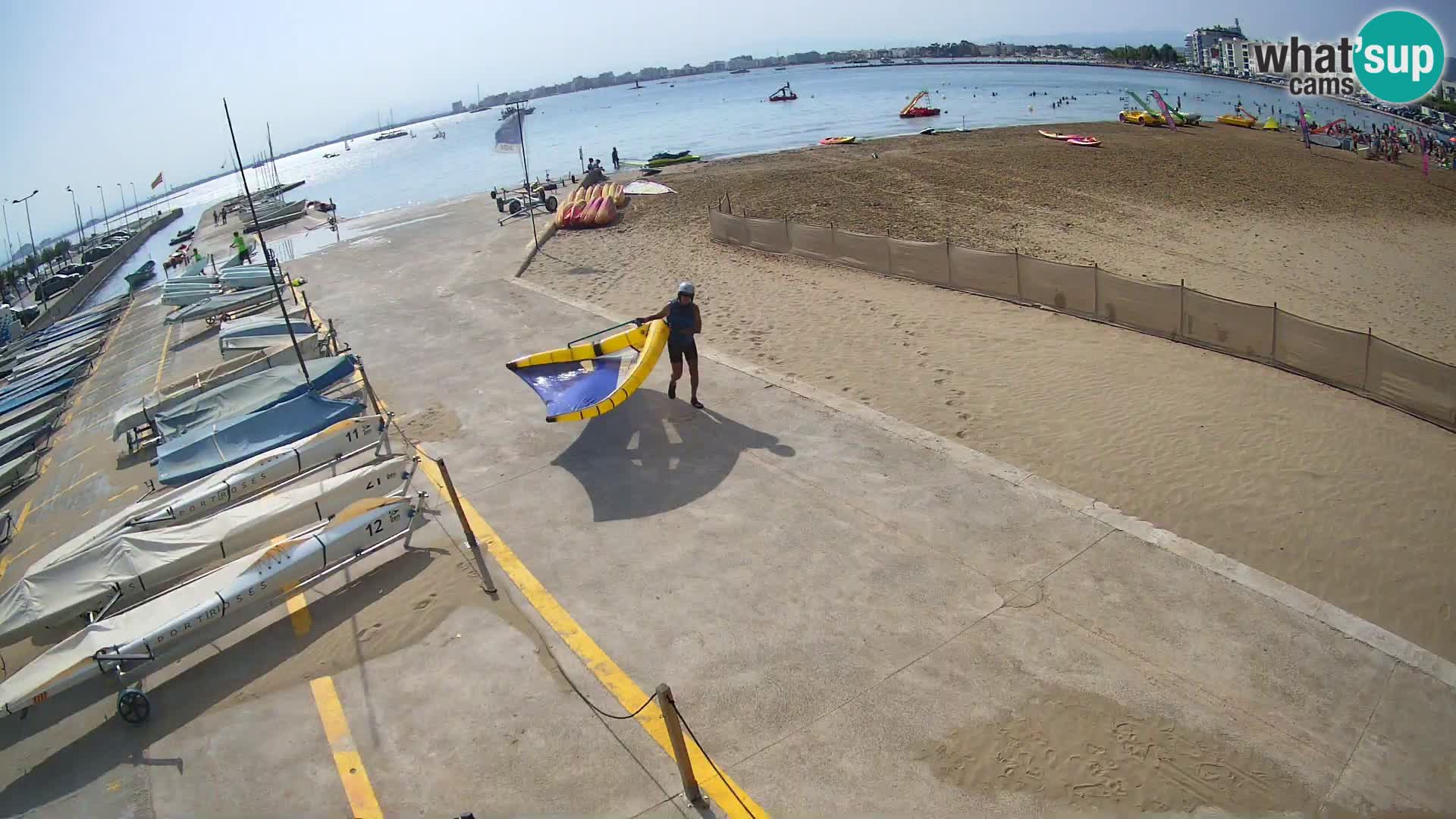 Webcam porto di Roses – Costa Brava – spiaggia La Perola