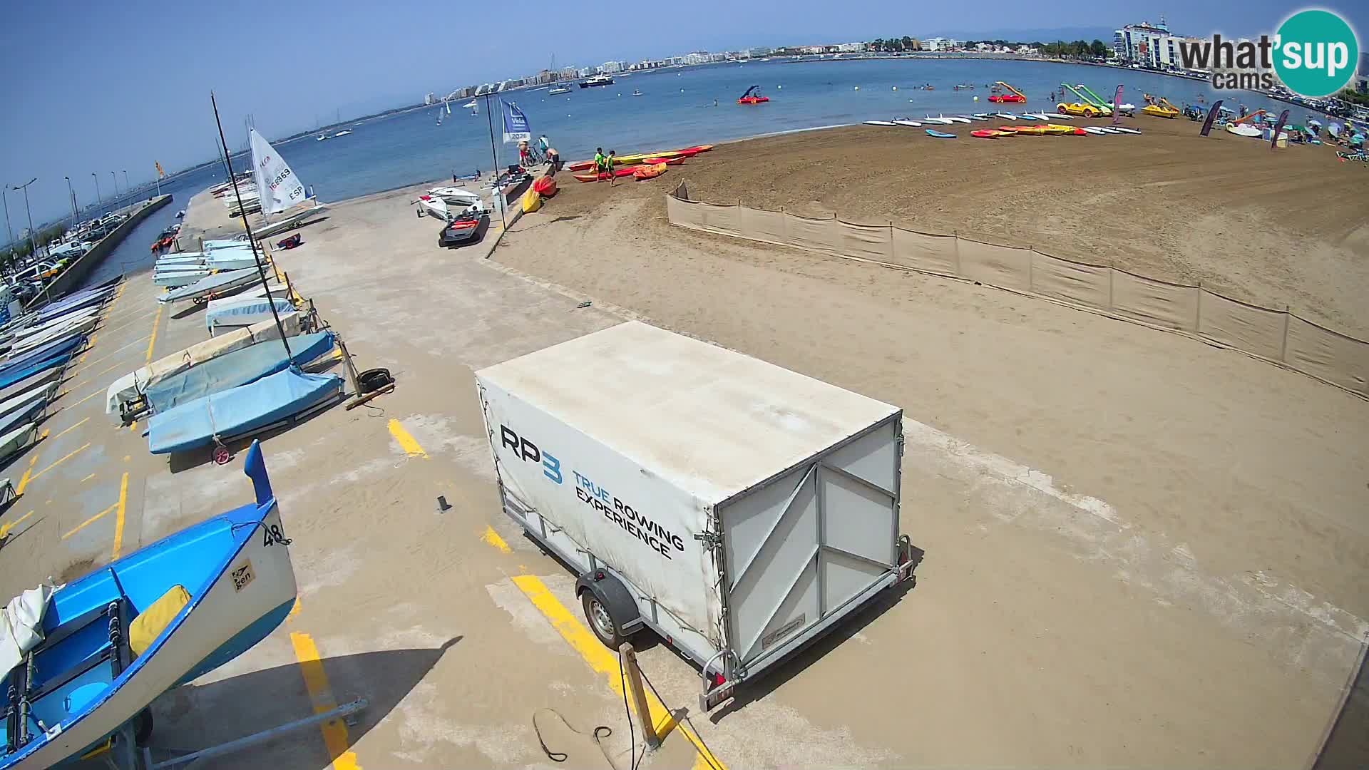 Webcam Hafen von Roses – Costa Brava – Strand La Perola