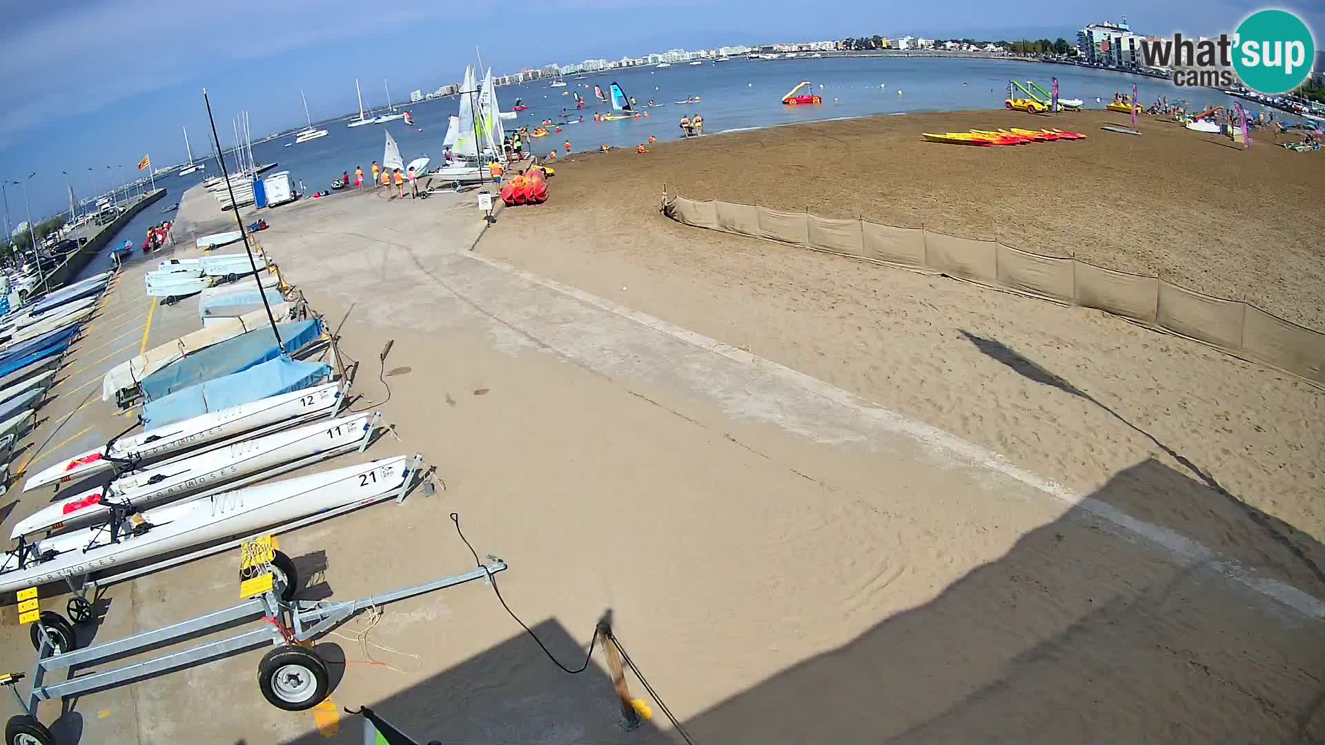 Roses webcam Port – Costa Brava – plage La Perola