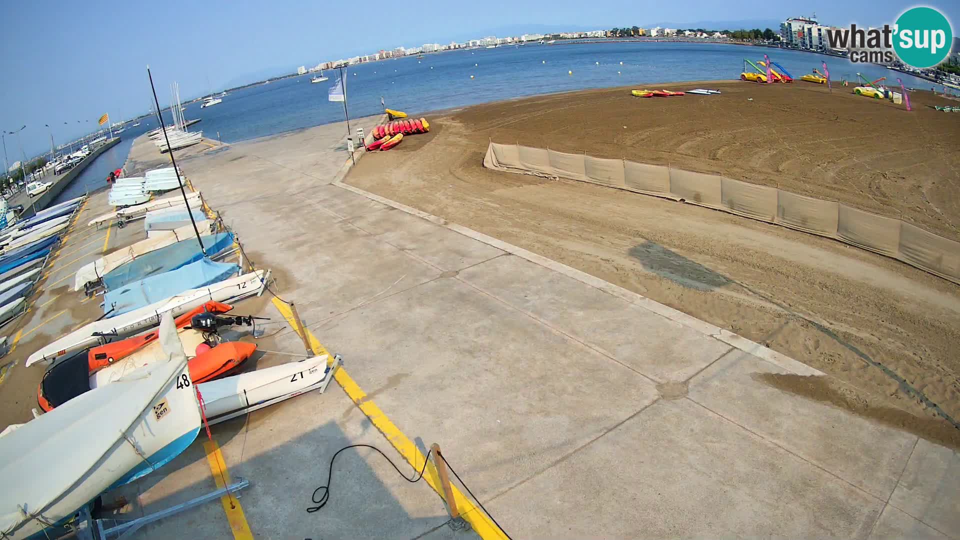Webcam Hafen von Roses – Costa Brava – Strand La Perola
