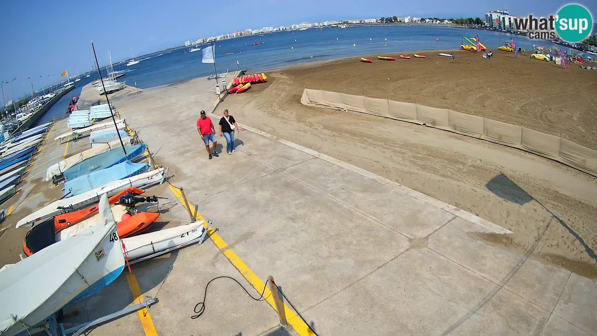 Web kamera Roses marina – Costa Brava – plaža La Perola