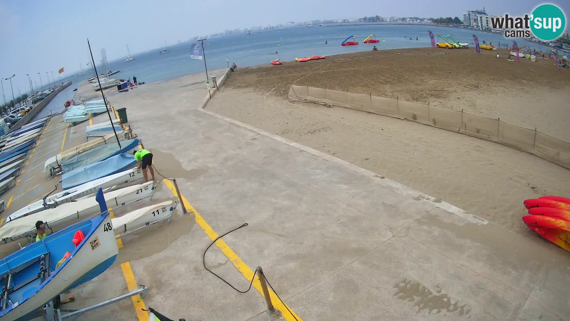 Webcam Hafen von Roses – Costa Brava – Strand La Perola