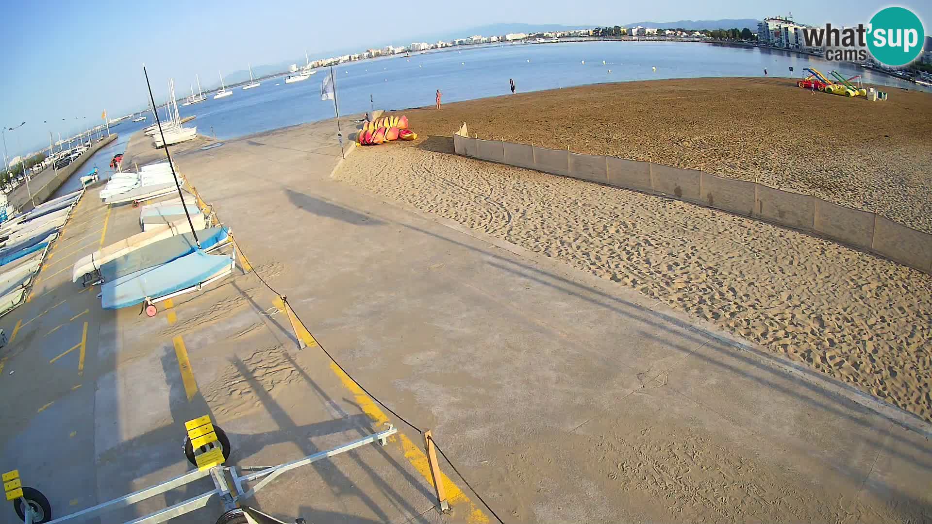 Webcam Hafen von Roses – Costa Brava – Strand La Perola