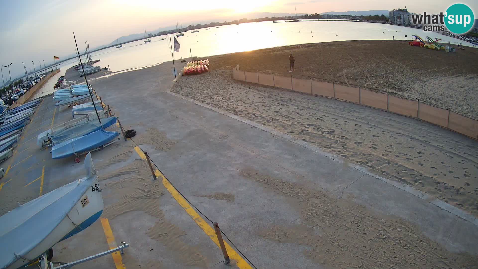 Web kamera Roses marina – Costa Brava – plaža La Perola