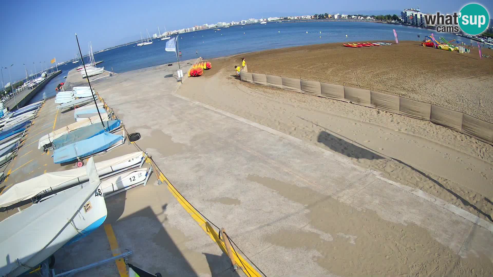 Webcam porto di Roses – Costa Brava – spiaggia La Perola
