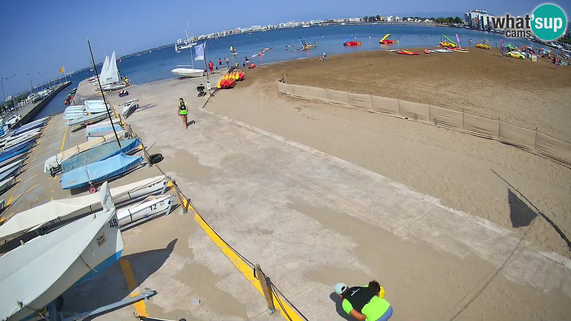 Web kamera Roses marina – Costa Brava – plaža La Perola