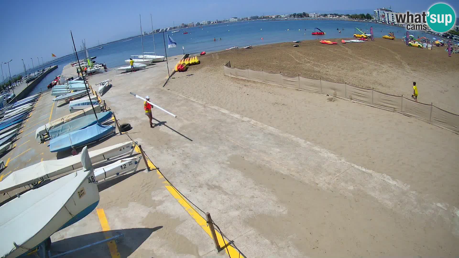 Webcam Hafen von Roses – Costa Brava – Strand La Perola