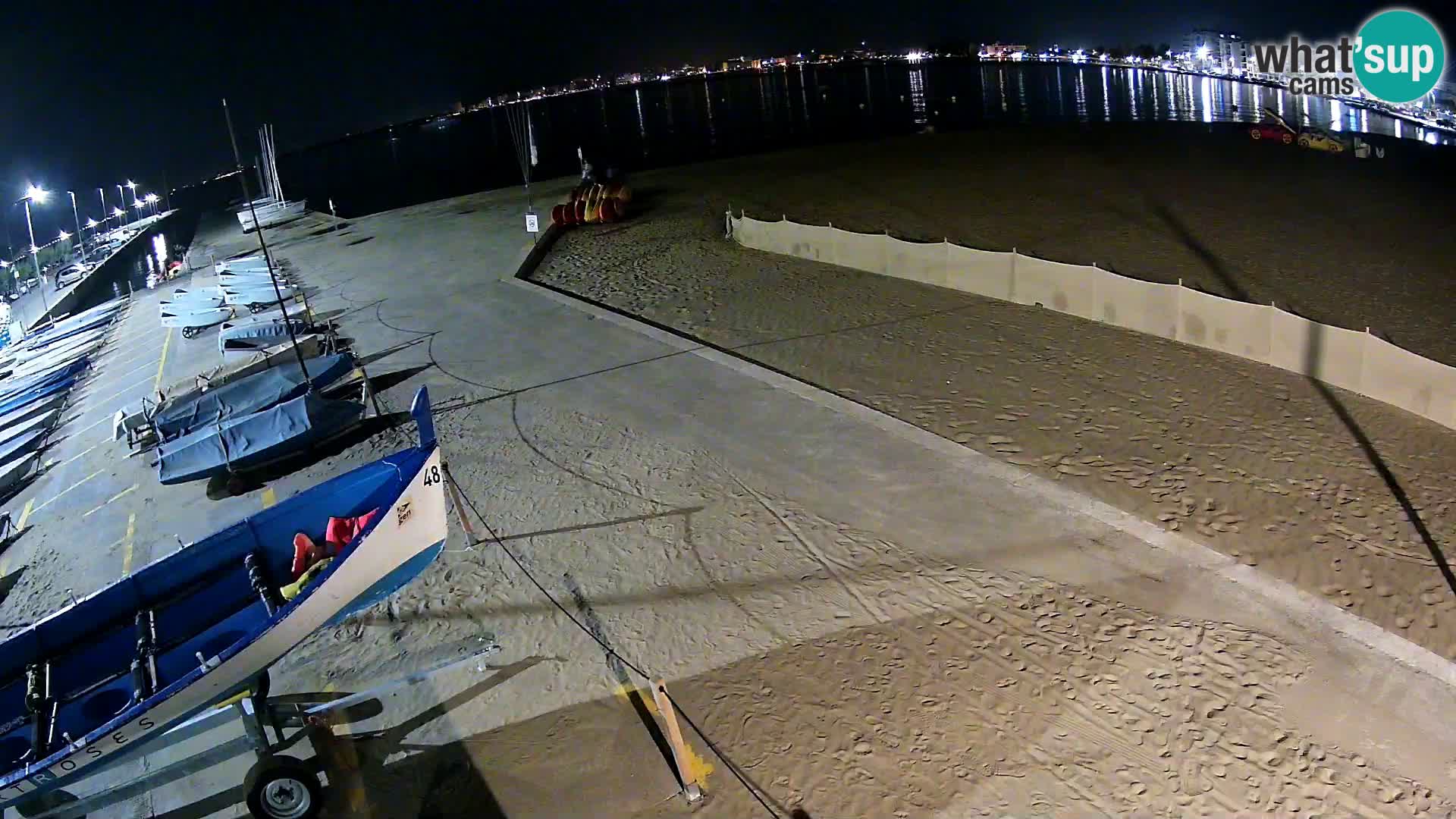 Web kamera Roses marina – Costa Brava – plaža La Perola