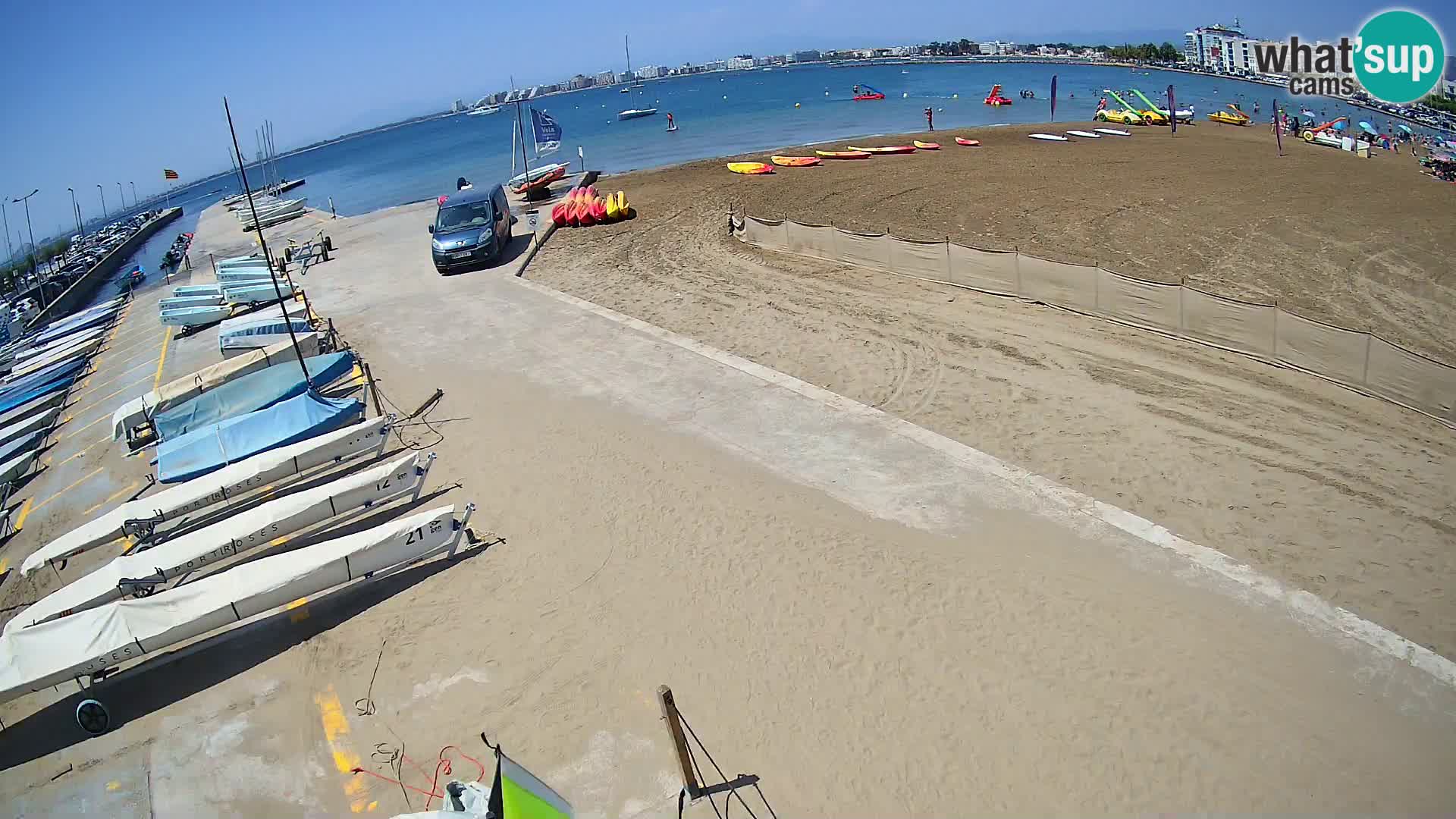Webcam Hafen von Roses – Costa Brava – Strand La Perola
