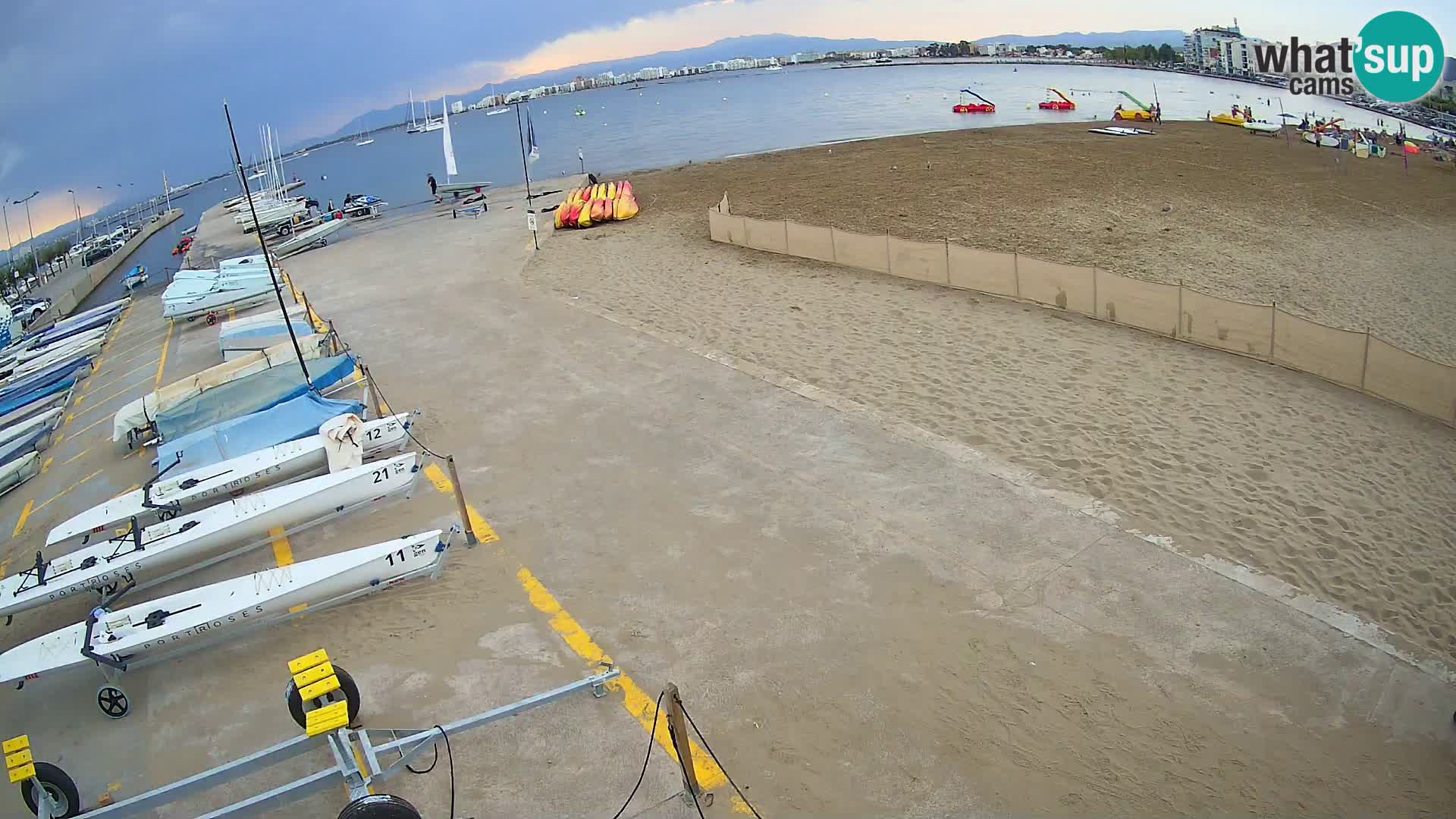 Webcam Hafen von Roses – Costa Brava – Strand La Perola