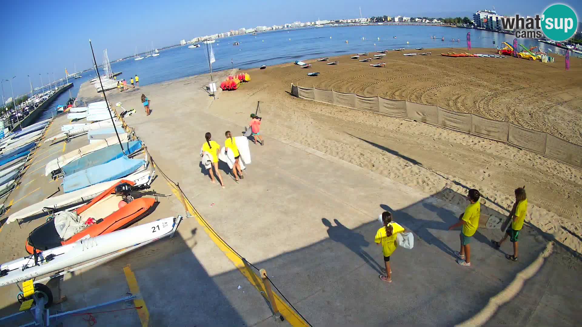 Webcam porto di Roses – Costa Brava – spiaggia La Perola