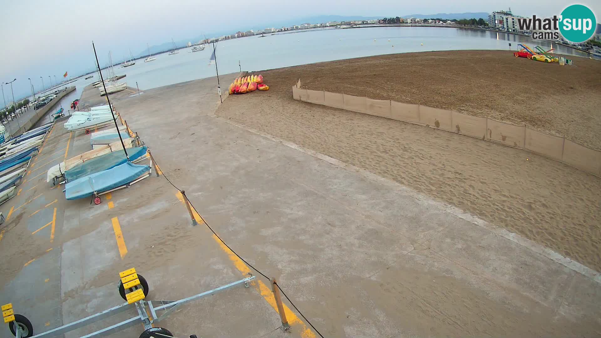 Roses webcam Port – Costa Brava – plage La Perola
