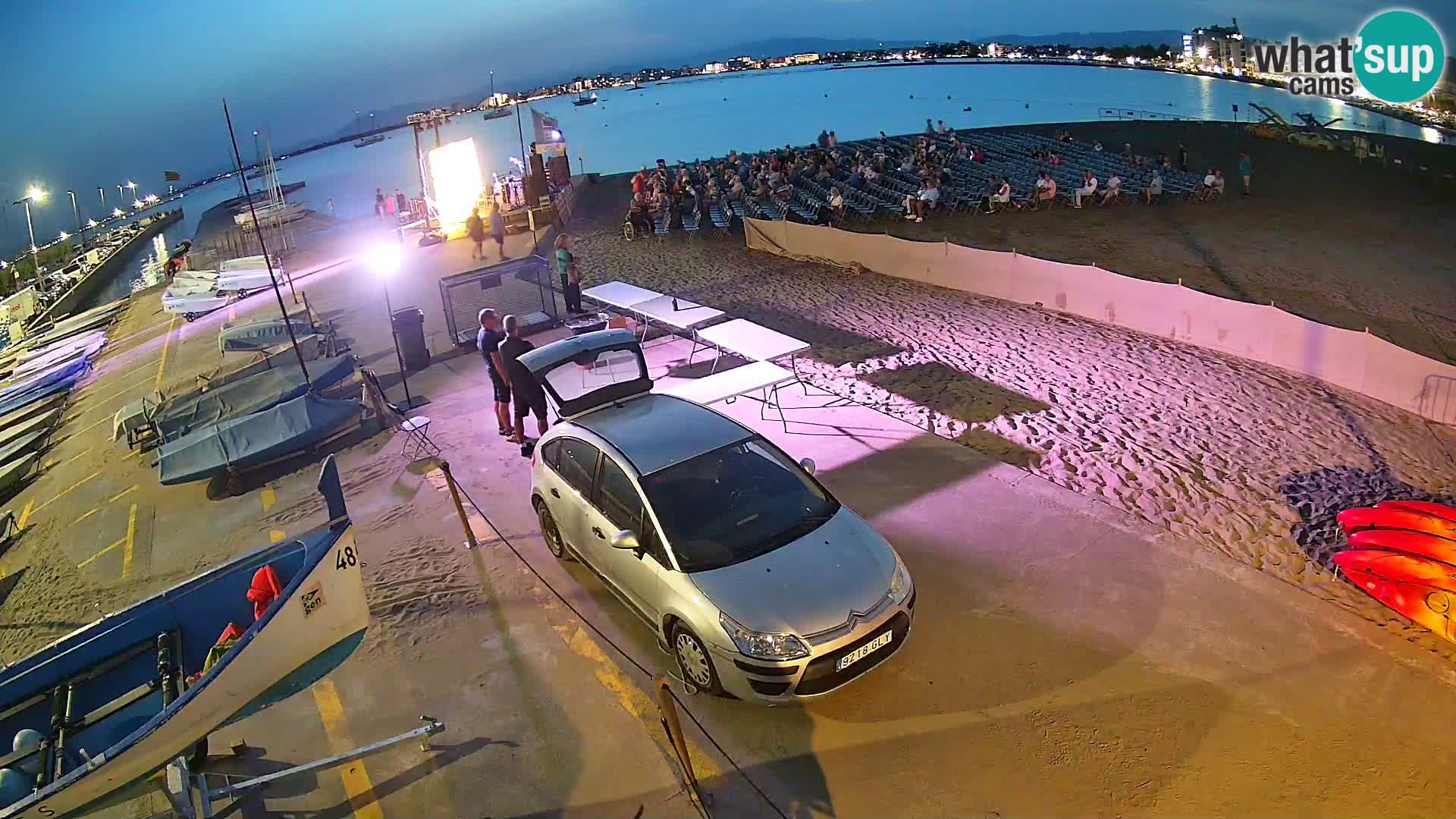 Webcam Hafen von Roses – Costa Brava – Strand La Perola
