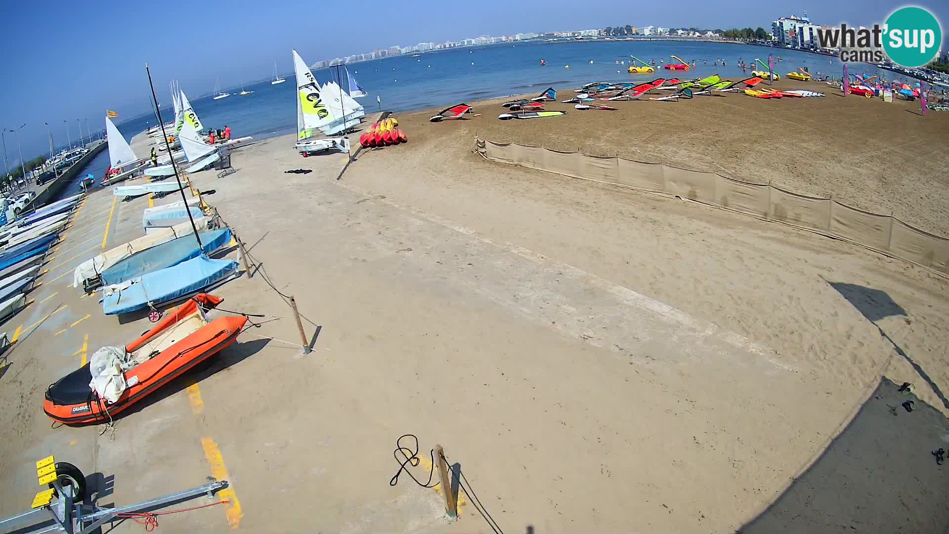 Roses webcam Port – Costa Brava – plage La Perola