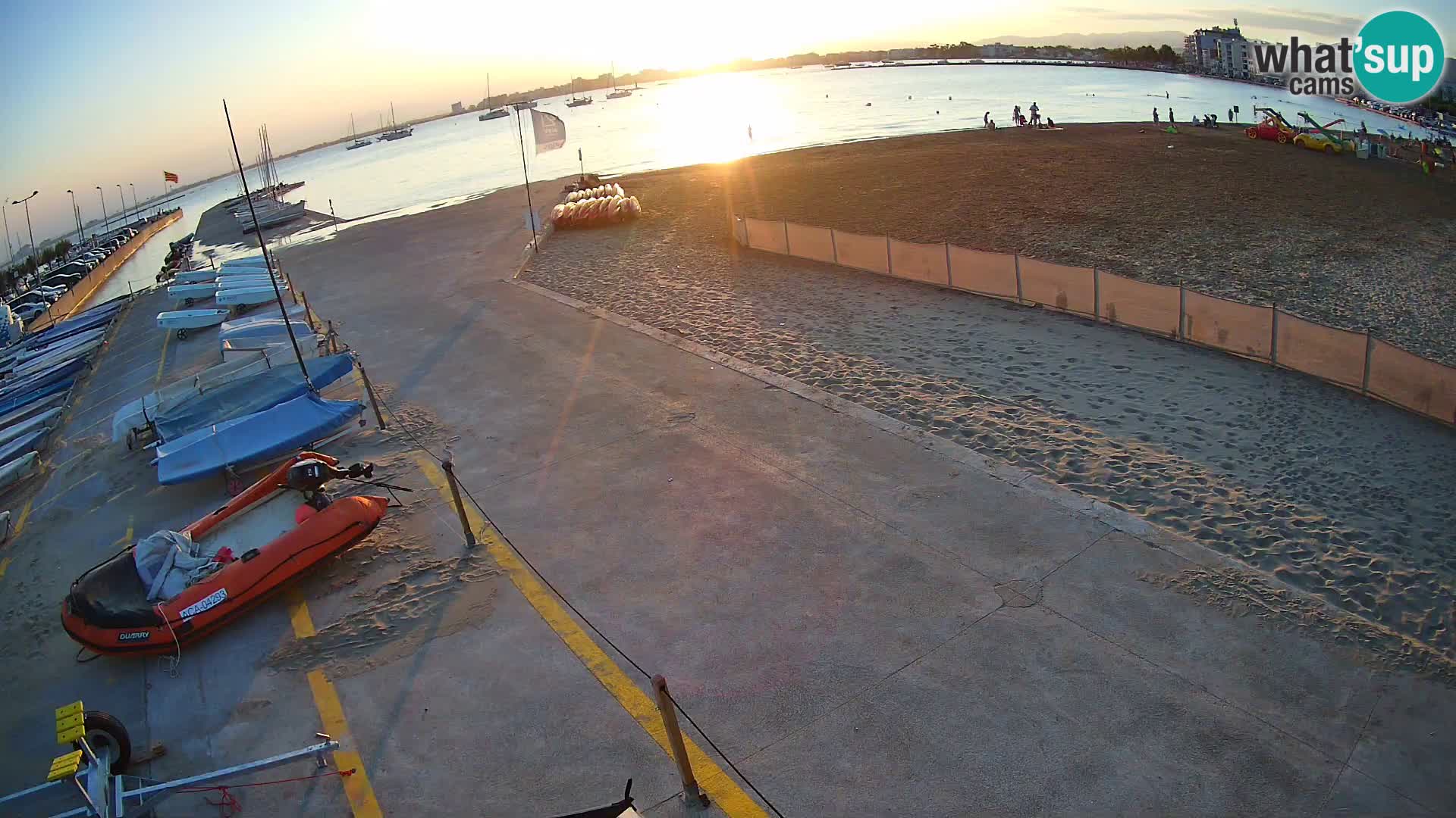 Roses webcam Port – Costa Brava – plage La Perola