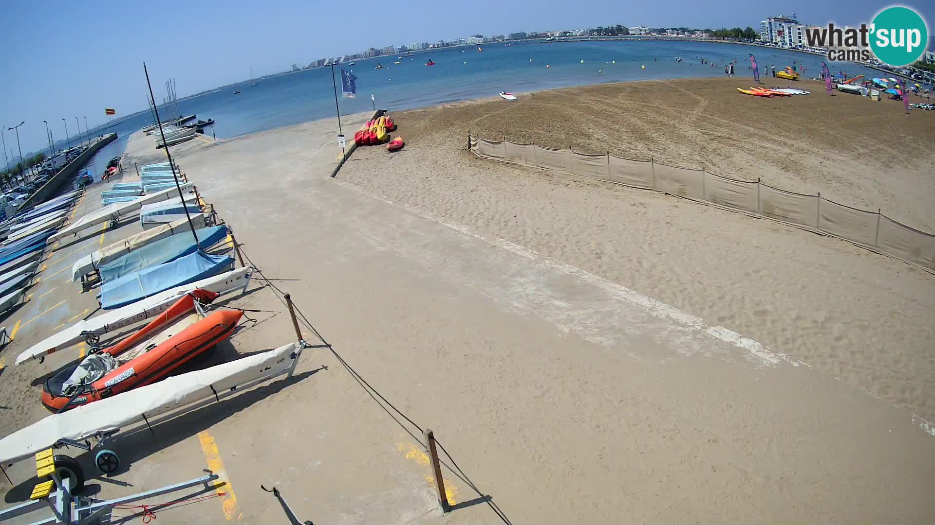Roses webcam Port – Costa Brava – plage La Perola