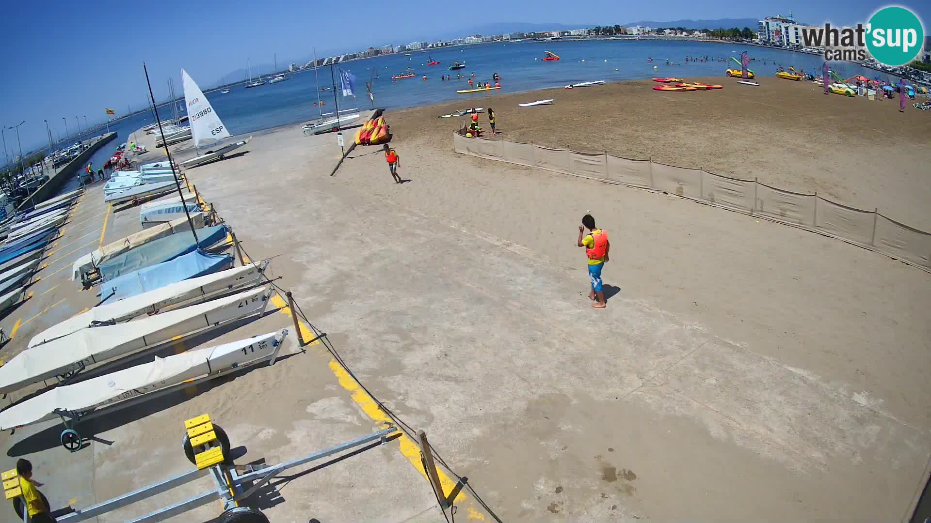 Webcam porto di Roses – Costa Brava – spiaggia La Perola