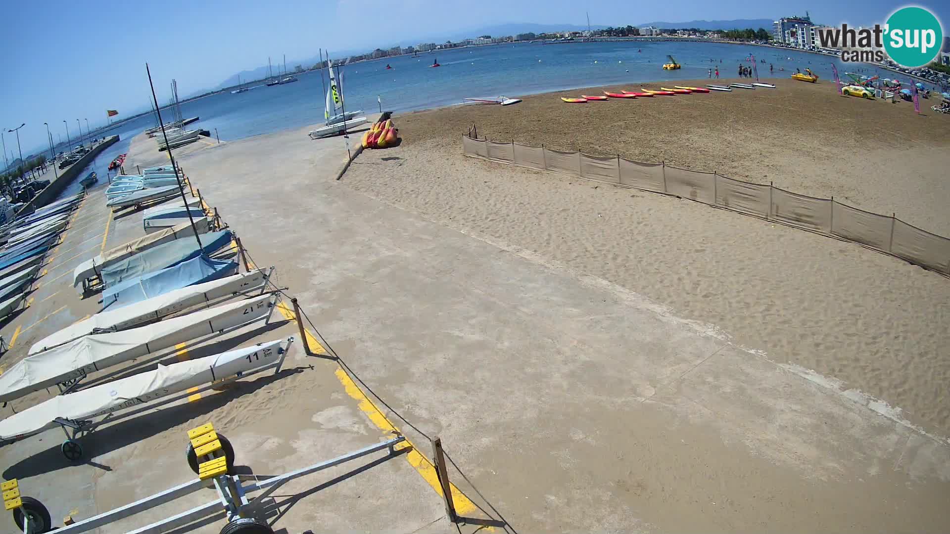 Roses webcam Port – Costa Brava – plage La Perola