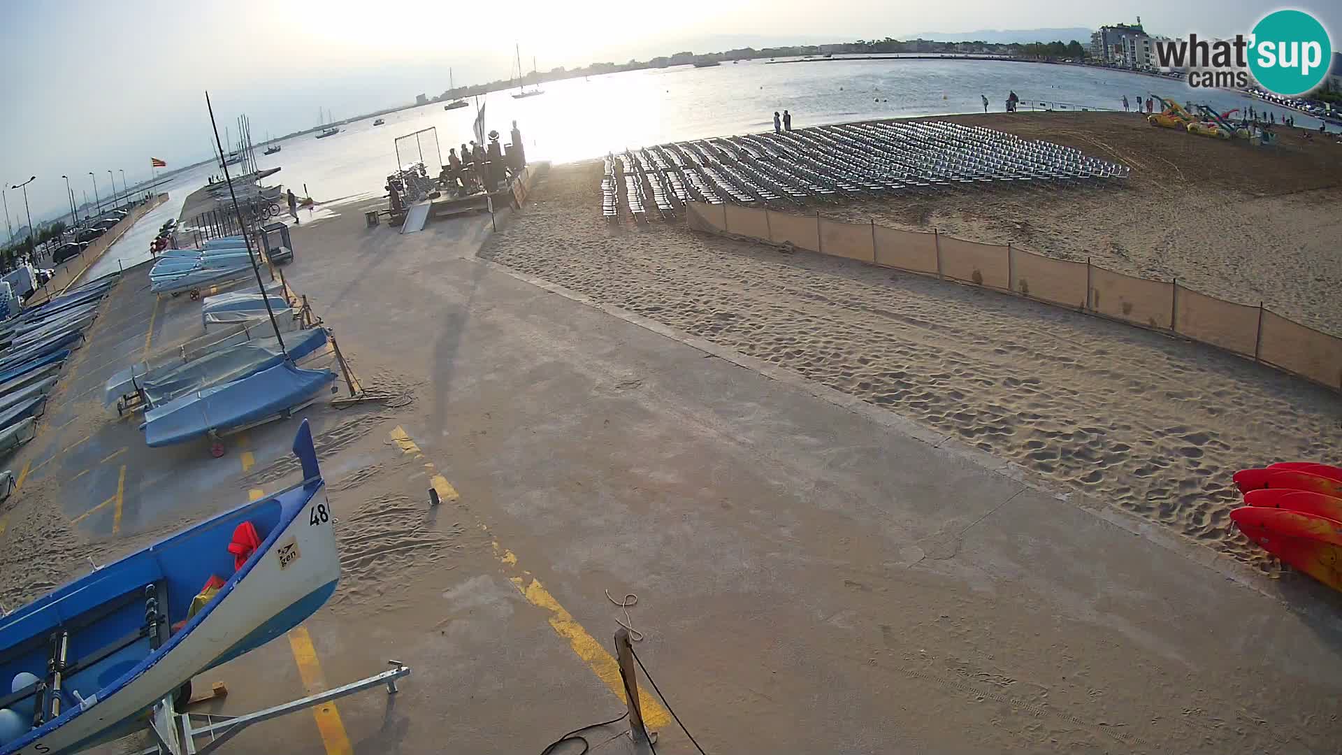 Webcam Hafen von Roses – Costa Brava – Strand La Perola