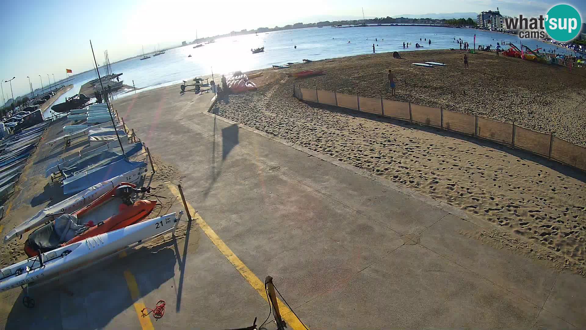 Webcam porto di Roses – Costa Brava – spiaggia La Perola