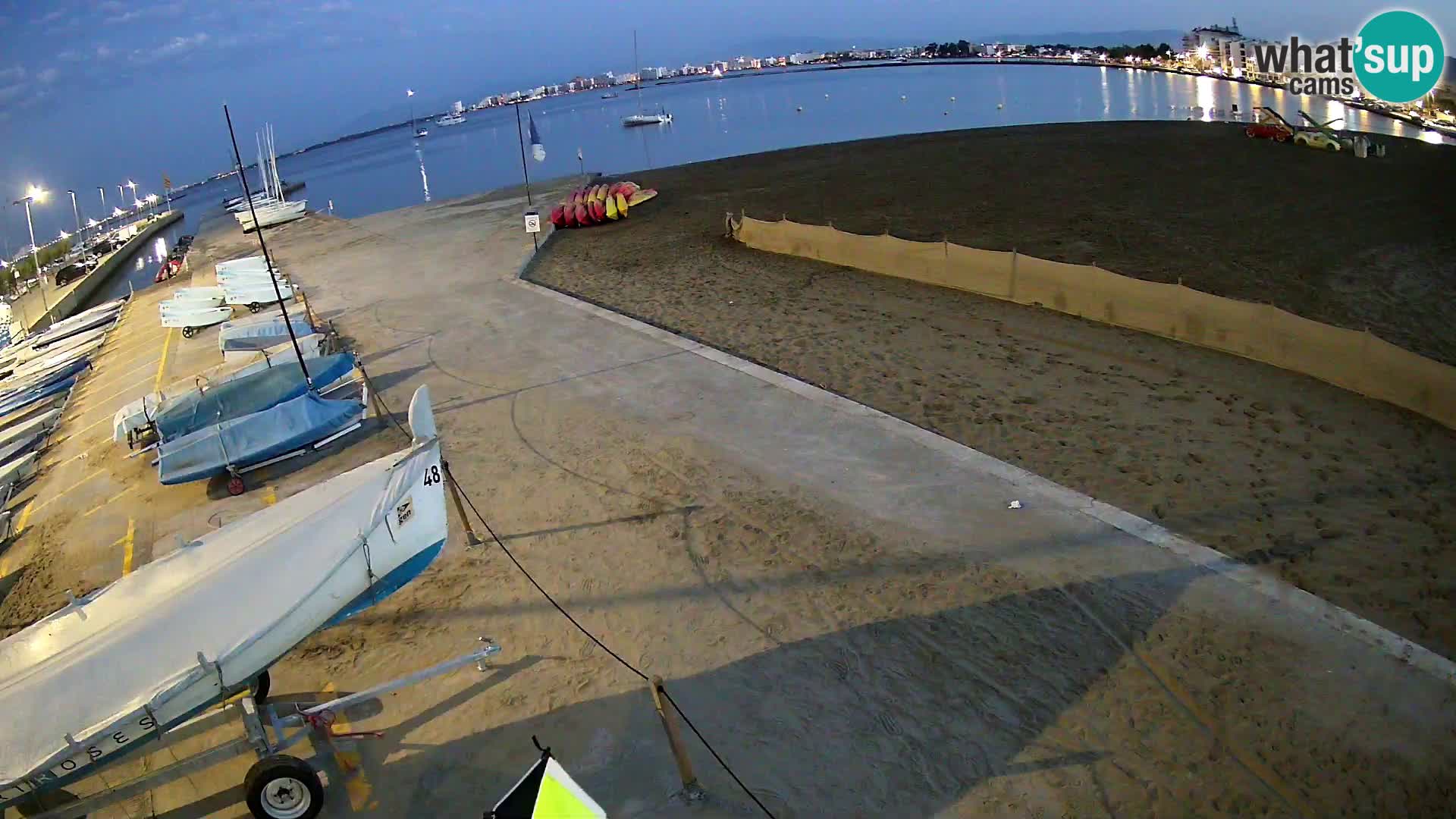 Webcam porto di Roses – Costa Brava – spiaggia La Perola