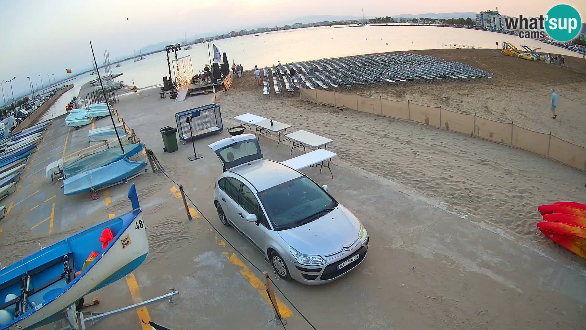 Webcam porto di Roses – Costa Brava – spiaggia La Perola