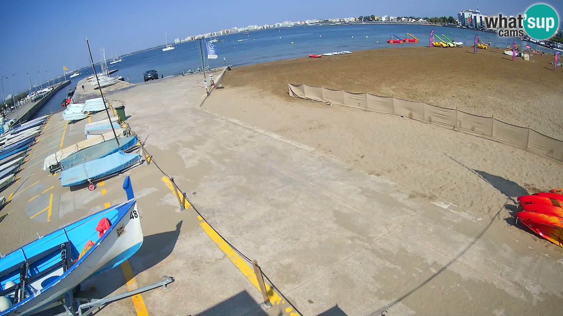 Roses webcam Port – Costa Brava – plage La Perola