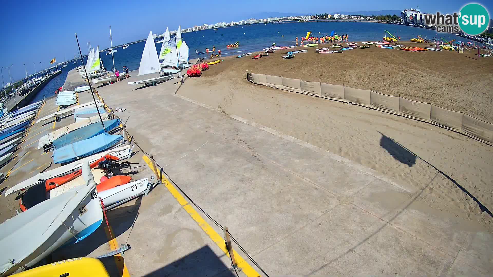 Webcam porto di Roses – Costa Brava – spiaggia La Perola