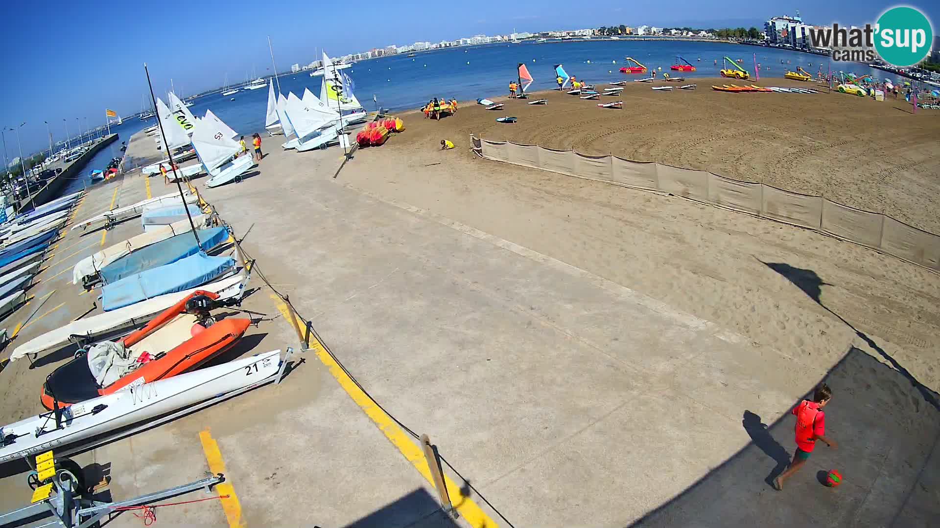 Roses webcam Port – Costa Brava – plage La Perola