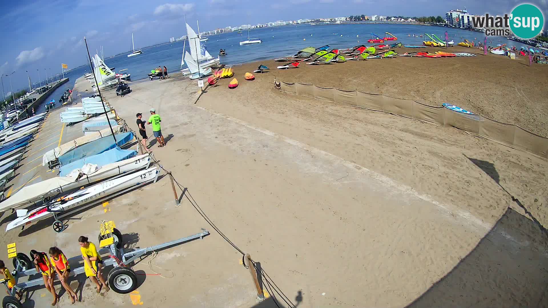 Webcam porto di Roses – Costa Brava – spiaggia La Perola