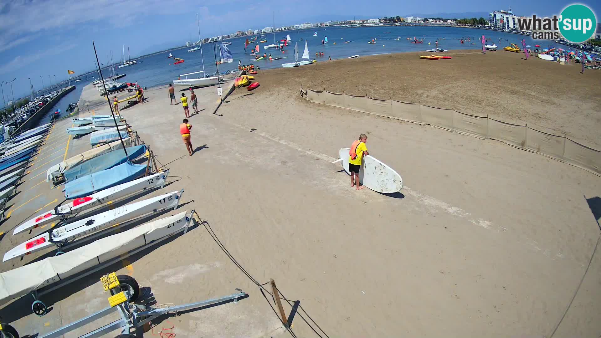 Webcam Hafen von Roses – Costa Brava – Strand La Perola