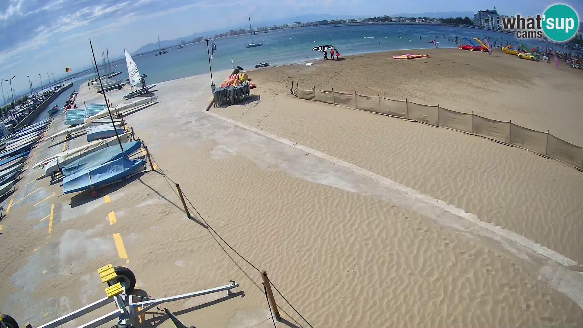 Webcam Hafen von Roses – Costa Brava – Strand La Perola