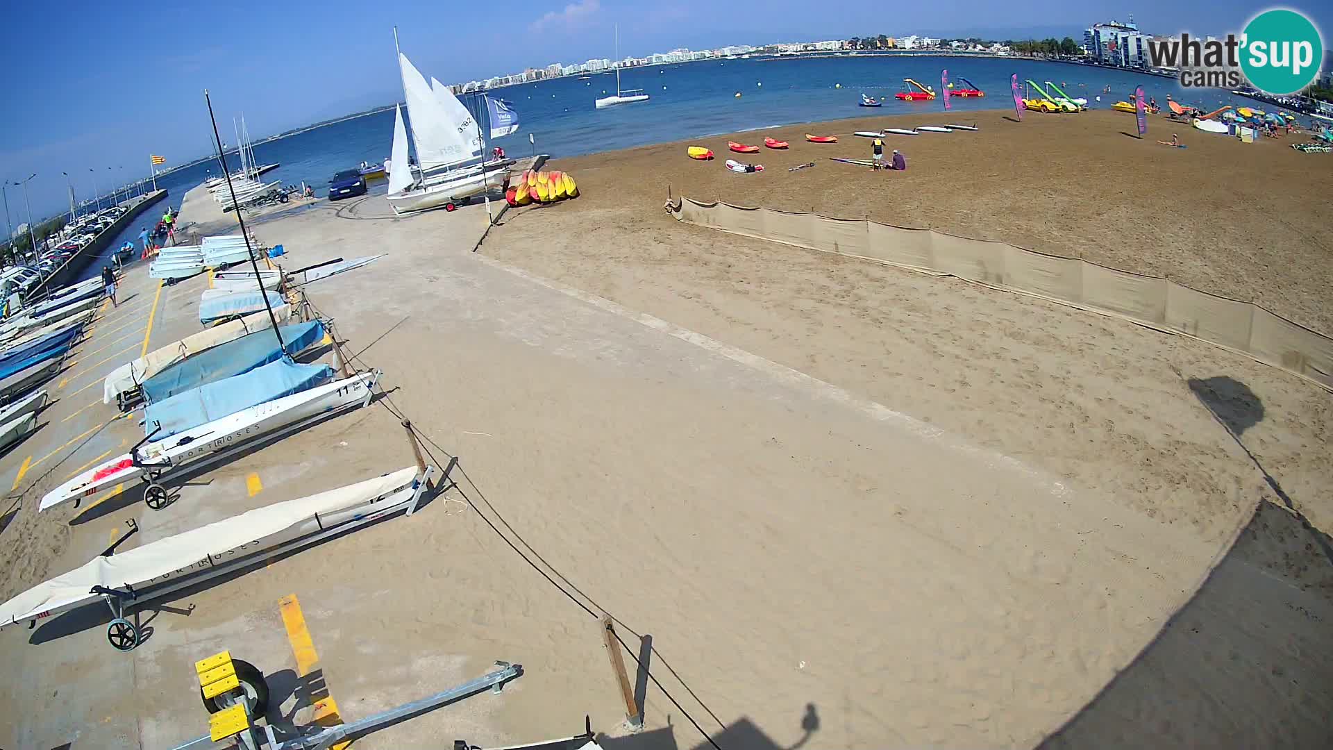 Roses webcam Port – Costa Brava – plage La Perola