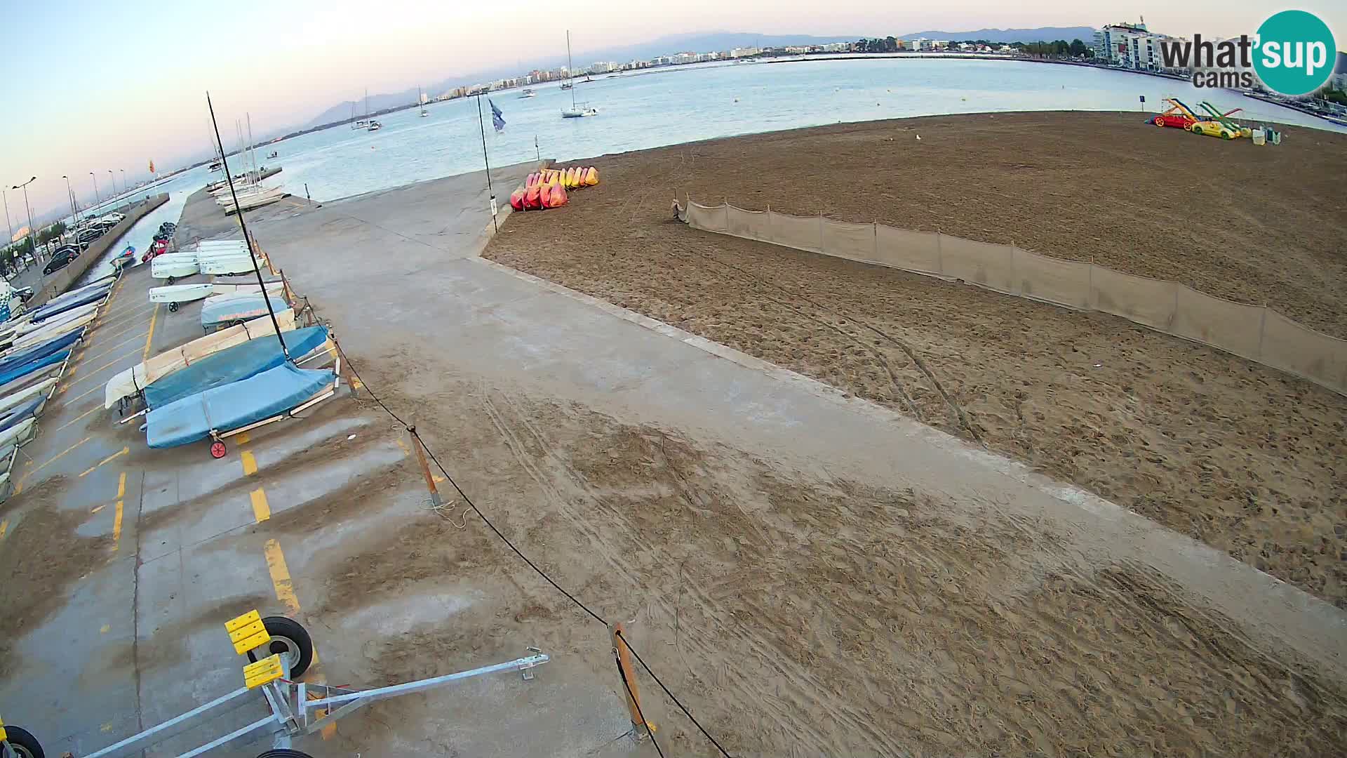 Webcam Hafen von Roses – Costa Brava – Strand La Perola