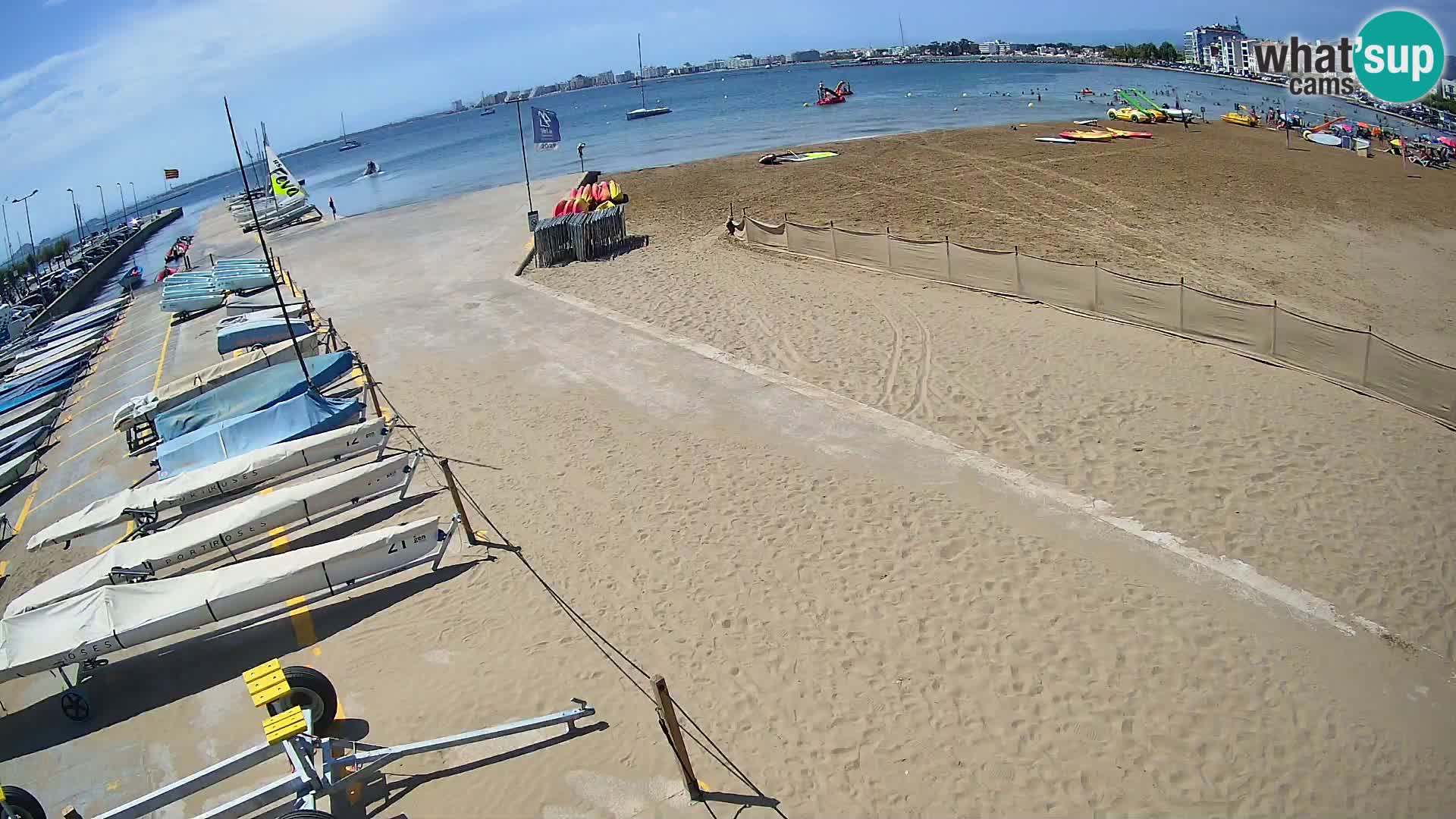 Webcam porto di Roses – Costa Brava – spiaggia La Perola