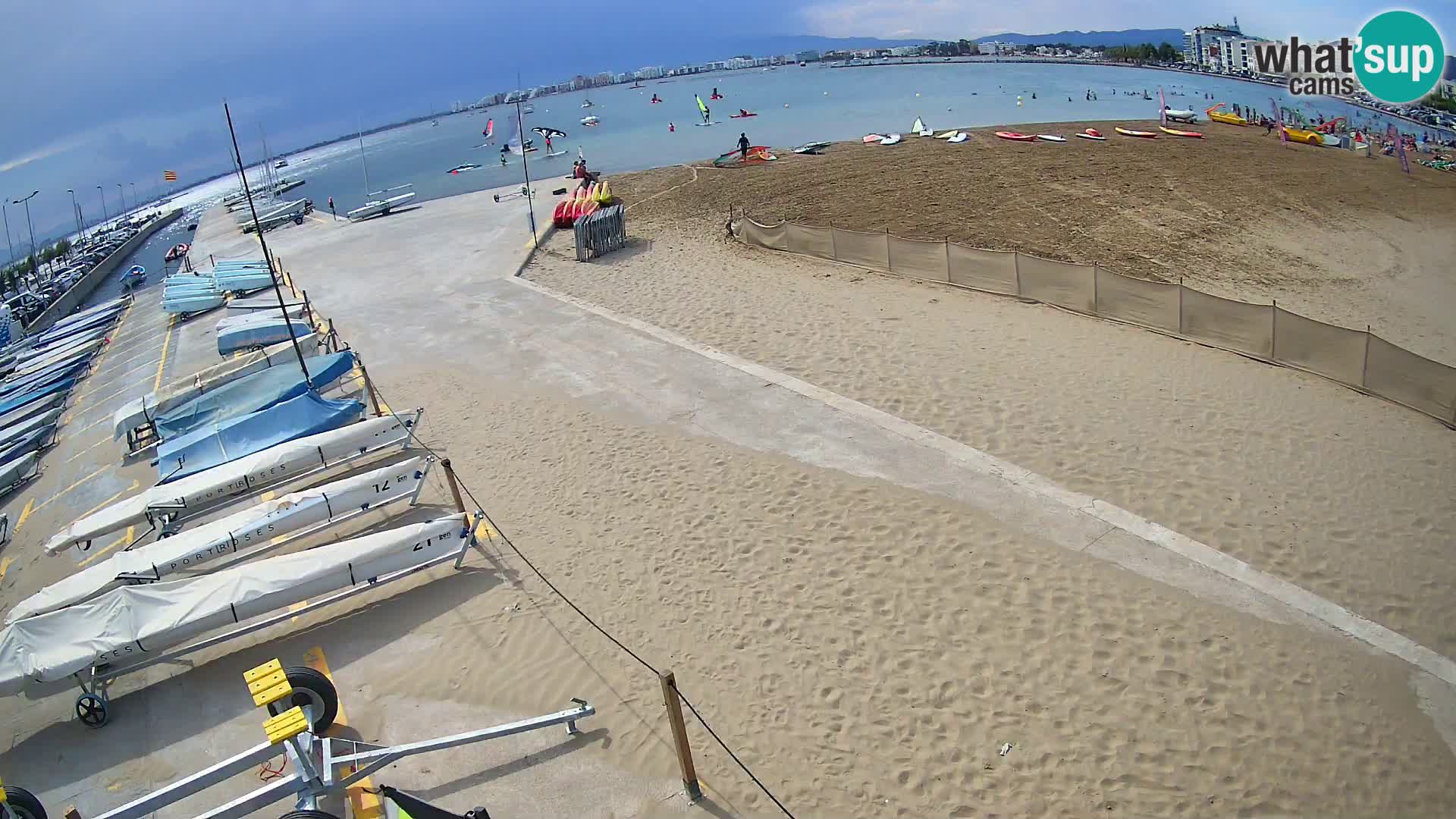 Webcam porto di Roses – Costa Brava – spiaggia La Perola