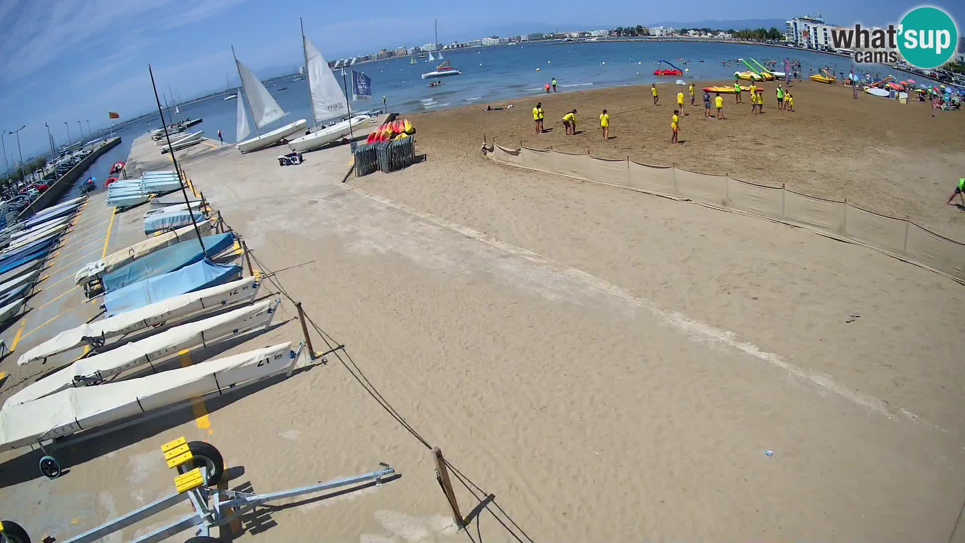 Roses webcam Port – Costa Brava – plage La Perola