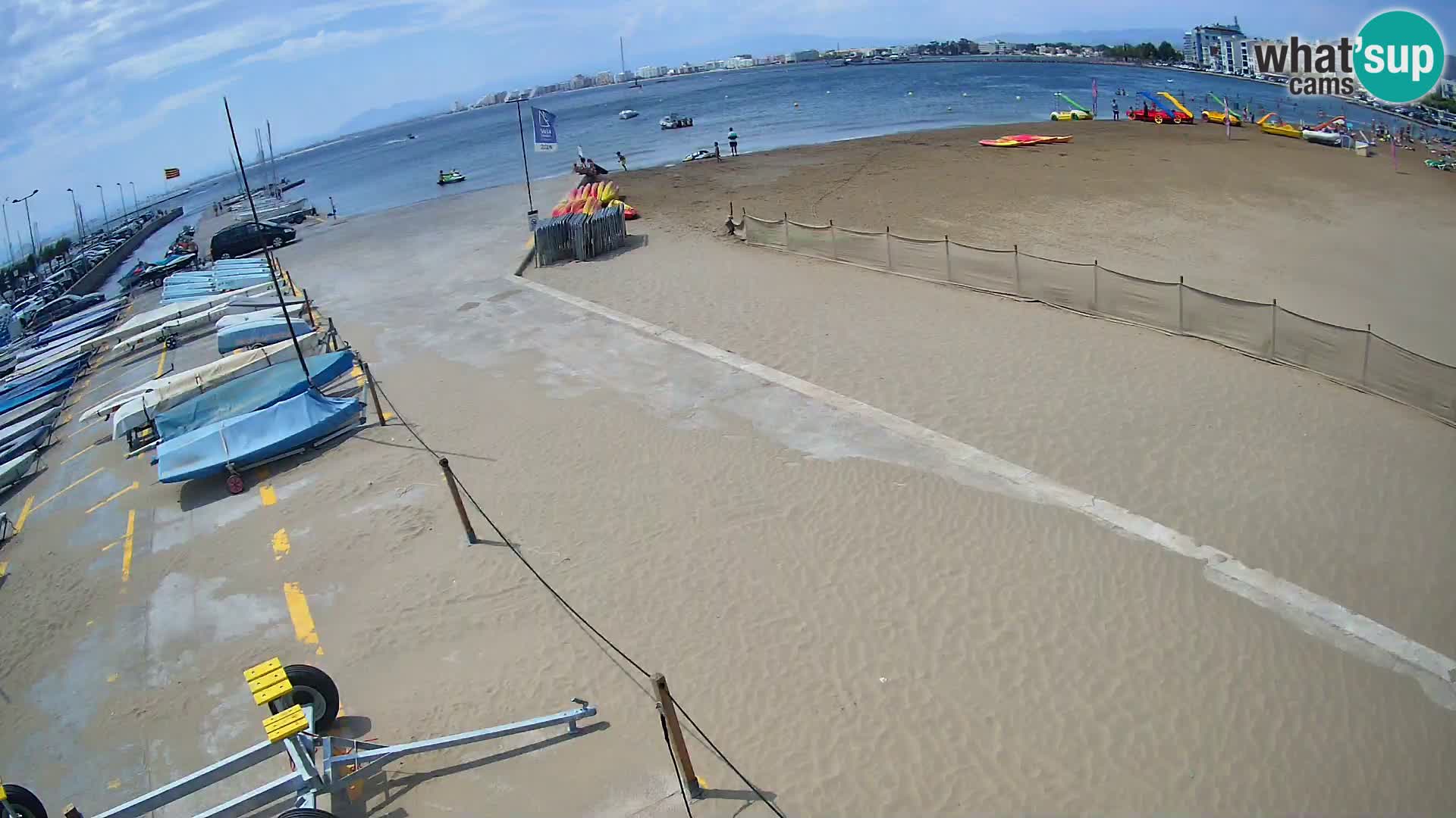Webcam porto di Roses – Costa Brava – spiaggia La Perola